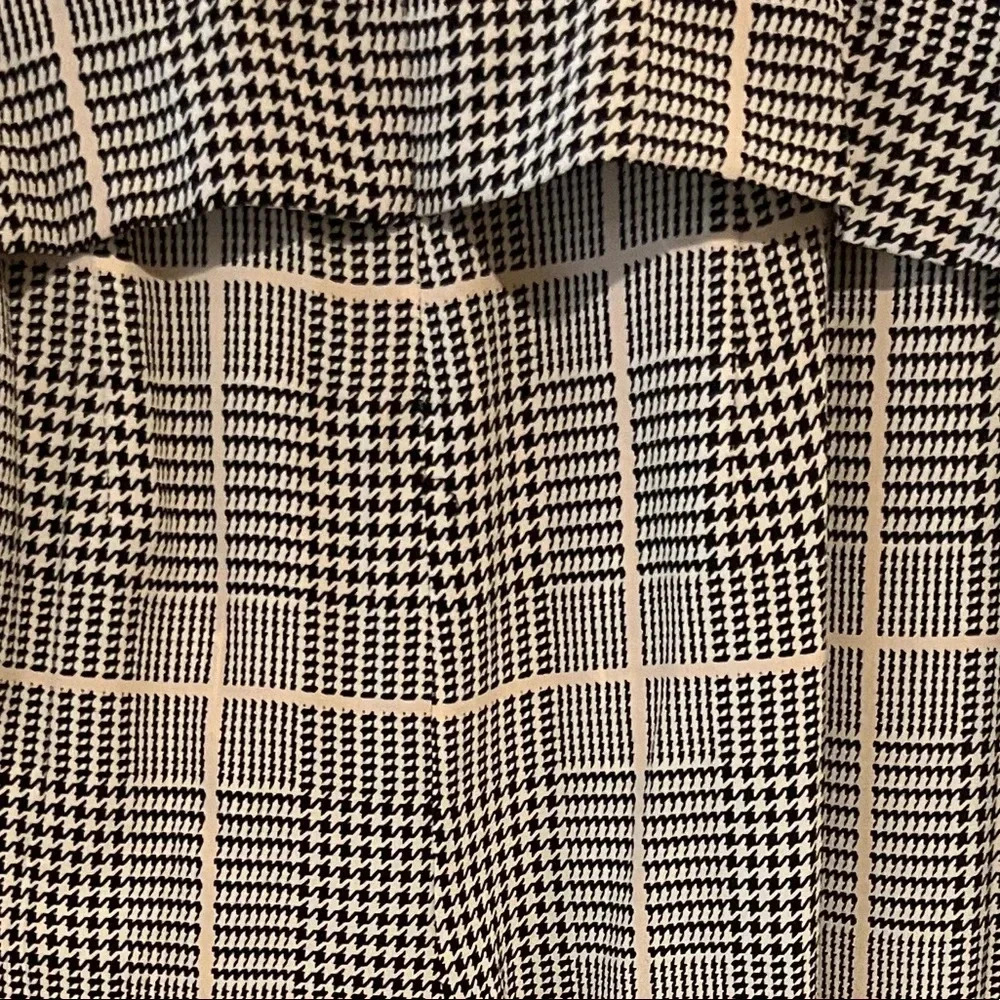 L’AGENCE EUC Julia Plaid Checkered Silk Jumpsuit - Picture 10 of 13